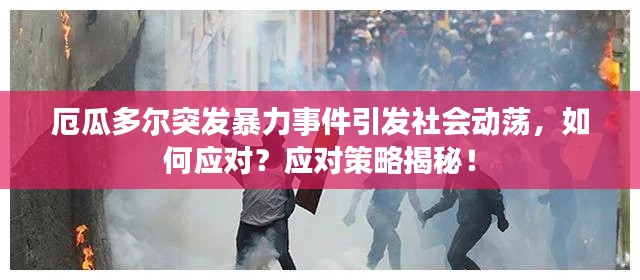 厄瓜多尔突发暴力事件引发社会动荡，如何应对？应对策略揭秘！